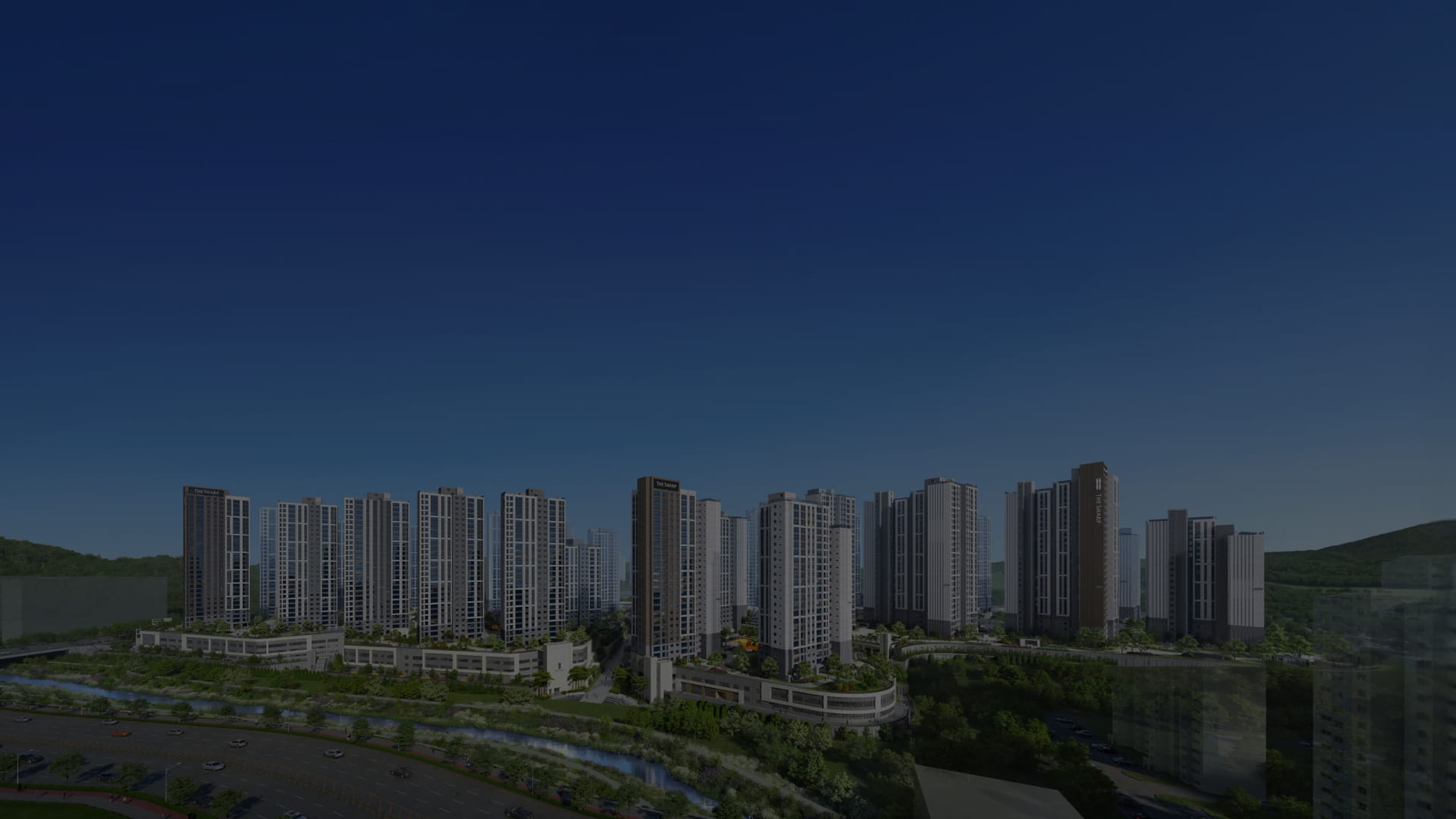 주간 원경 조감도
