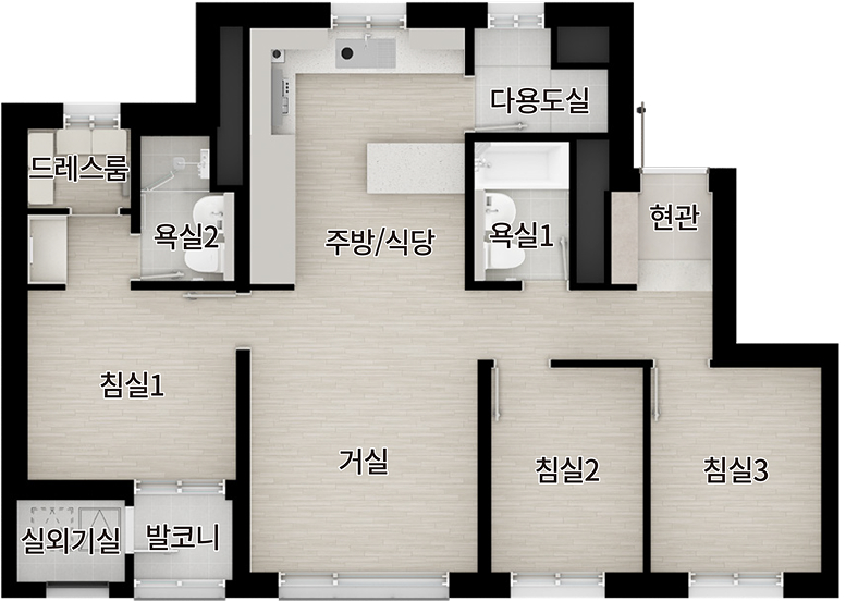 59㎡A 평면도